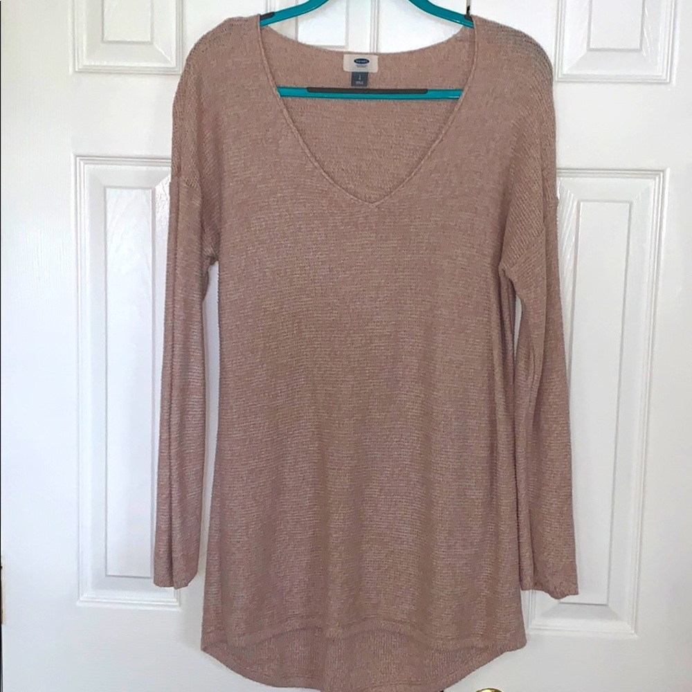 Long V Neck Sweater / Tunic
